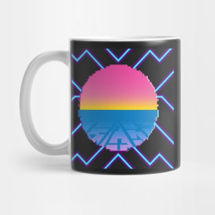 Cyber sun circle Mug